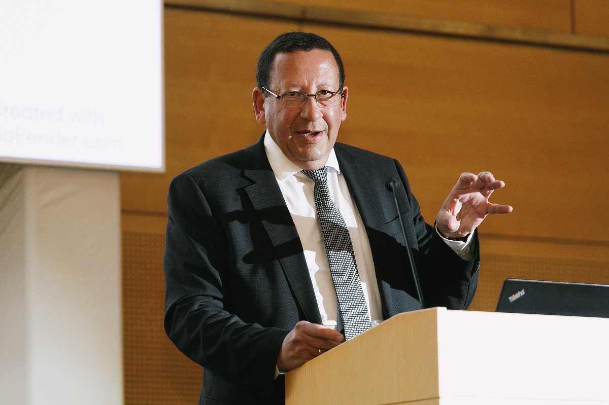 Prof. Lyesse Laloui speaking